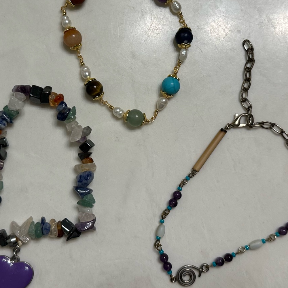 Colorful hippie bracelets